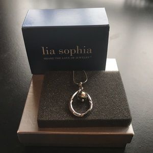 Lia Sophia silver necklace