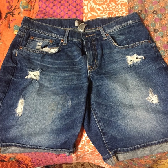 Gap boyfriend jean shorts
