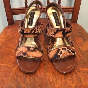 Vince Camuto- leopard print heels