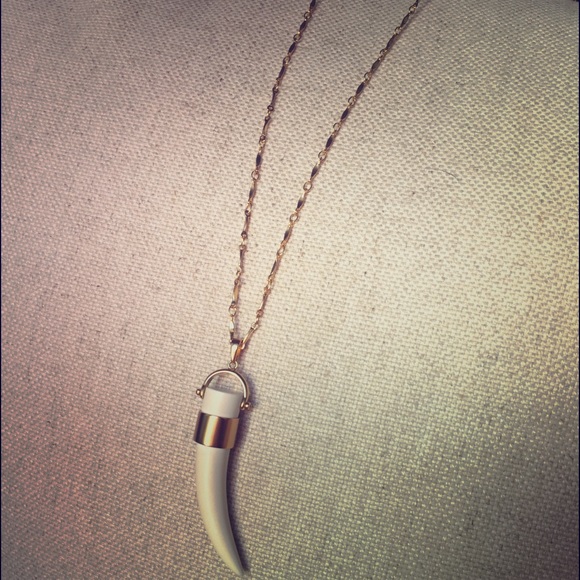 Stella & Dot Shark Tooth Necklace