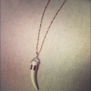 Stella & Dot Shark Tooth Necklace