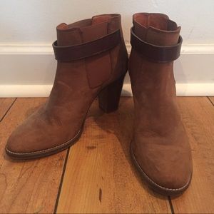 Madewell leather booties - brown