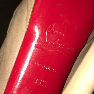 Christian Louboutin Shoes - Christian Louboutin madame butterfly nude leather Christian Louboutin Shoes - Christian Louboutin madame butterfly nude leather