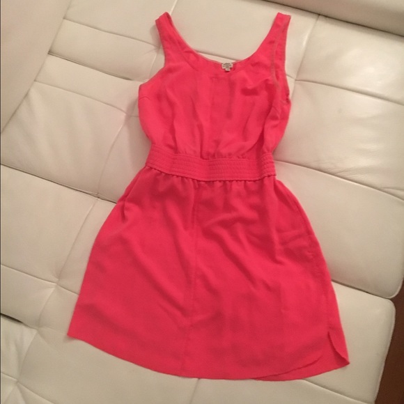 Neon Pink Aritzia dress