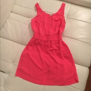 Neon Pink Aritzia dress