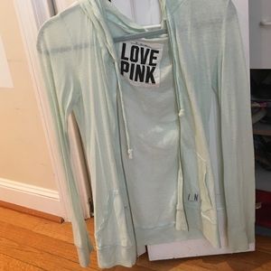 cute zip up hoodie from pink