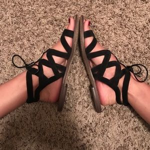 Black Sam Edelman sandals