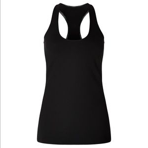 Lululemon black cool racerback tank (long)