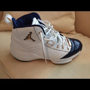 Air Jordan 19 SE Olympic White/Navy/Gold 10.5