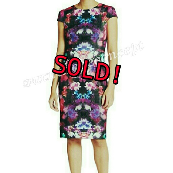NWT BETSEY JOHNSON Midi Sheath Dress