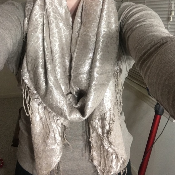 Cheetah print blanket scarf