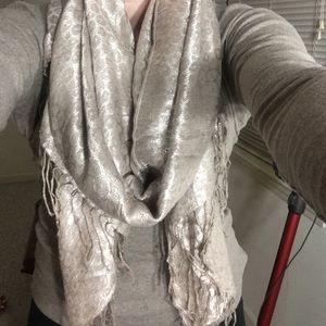 Cheetah print blanket scarf