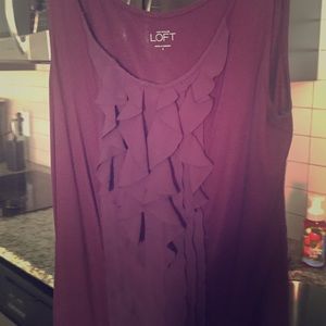Loft Sleeveless Blouse, Size Small