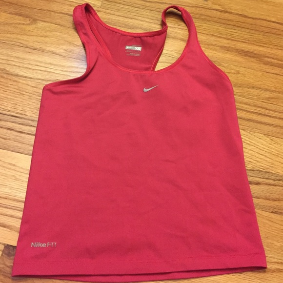 raspberry pink nike tank