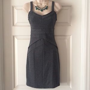 Grey pleated dress