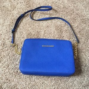 Blue Michael Kors Crossbody