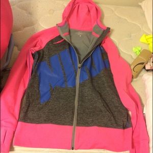 Pink Nike thermal sweater