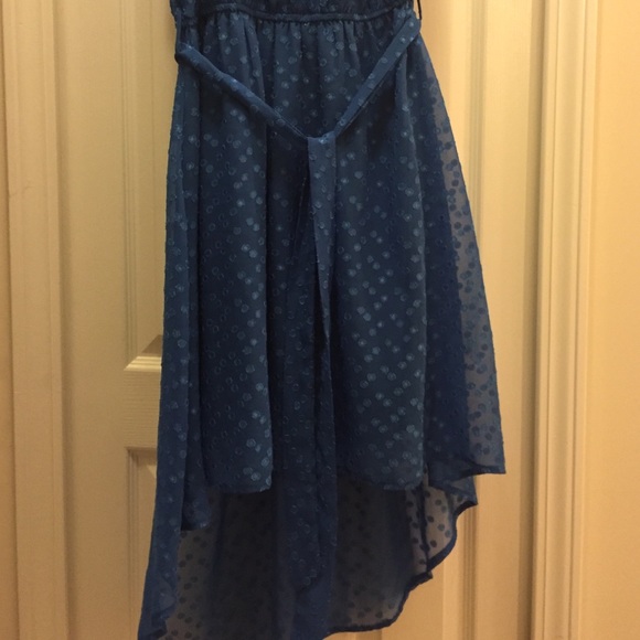 Charming Charlie Blue hi-lo Sundress - M - Picture 3 of 4