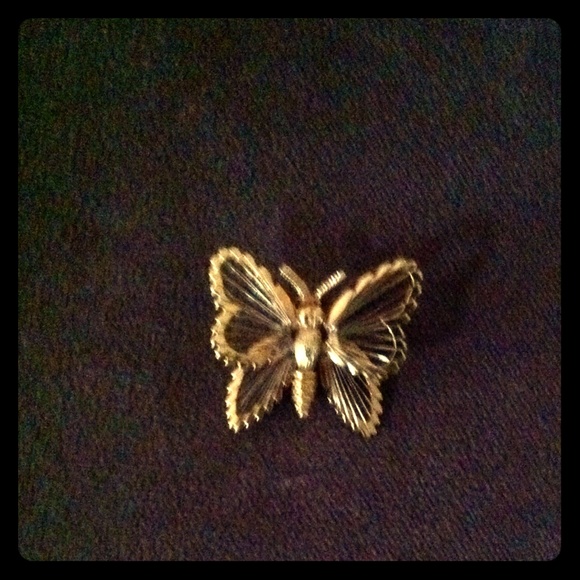 Monet butterfly pin