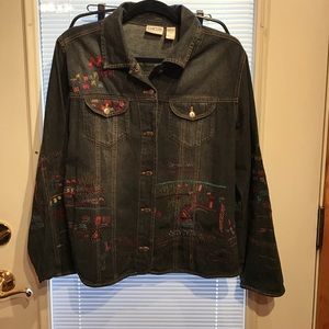 Chico's Jean jacket. Size 2 like new