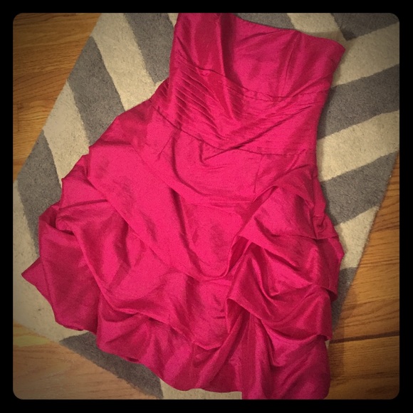 Pink cocktail dress