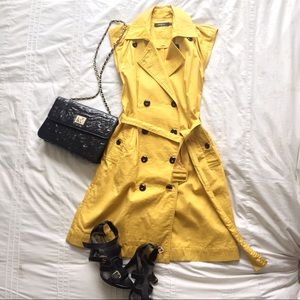 Yellow Trenchcoat Dress