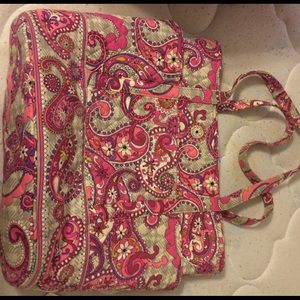 Pink Vera Bradley tote bag