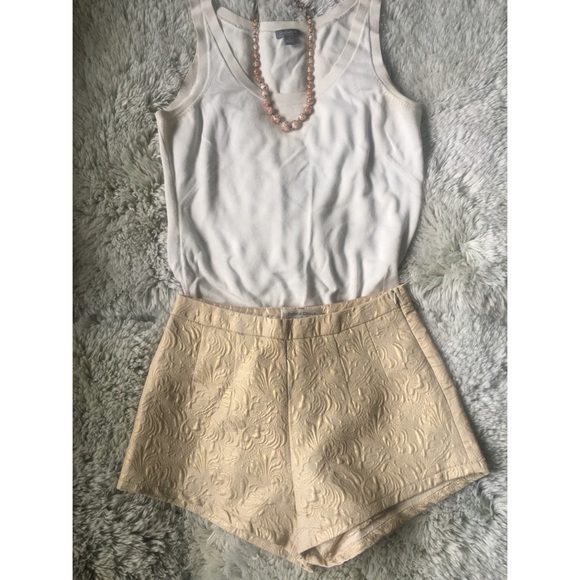 Oxford Circus gold shorts