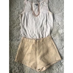 Oxford Circus gold shorts