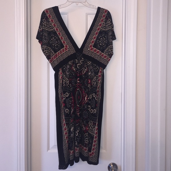 Dress V neck (front & back)