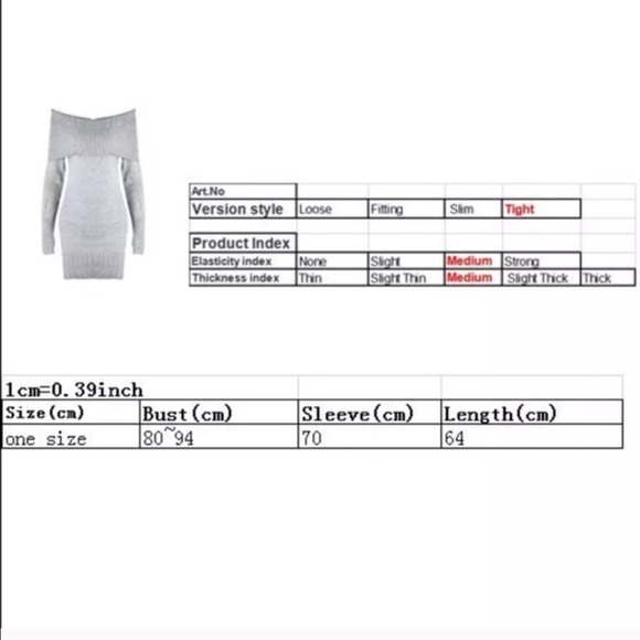 GORGEOUS GRAY SWEATER DRESS - Picture 4 of 4