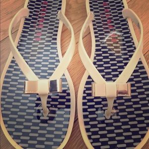 Coach jelly flip flops