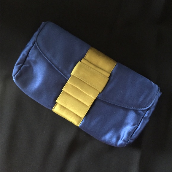 J. Crew silk clutch