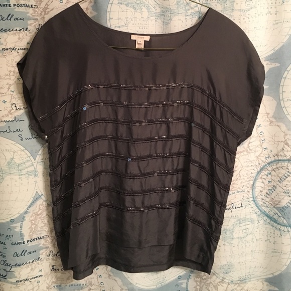 J crew silk blouse!
