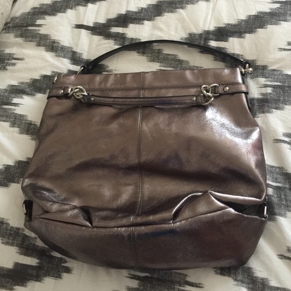 Authentic coach hobo style bag