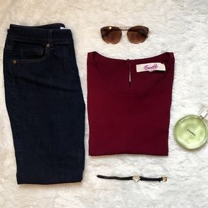 LOFT Indigo High Waist Skinny Jeans 👖❤️