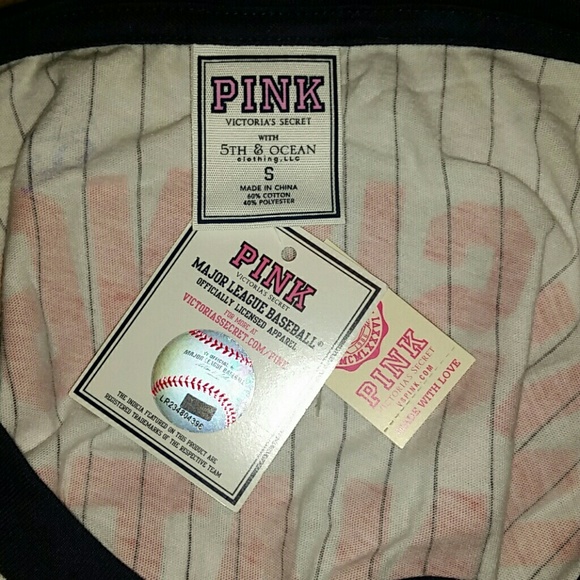 🚫SOLD🚫PINK MLB Washington Nats cropped tee - Picture 4 of 5