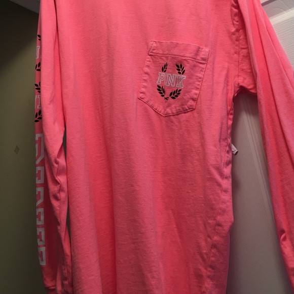 Long sleave pink shirt