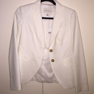 Banana Republic white blazer