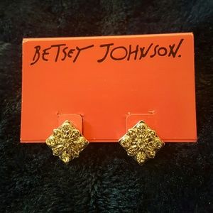 Betsey Johnson Silver Studs