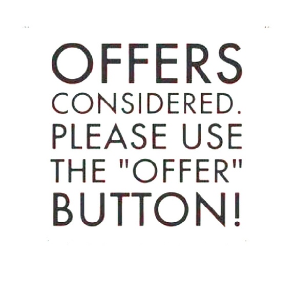 Reasonable offers considered