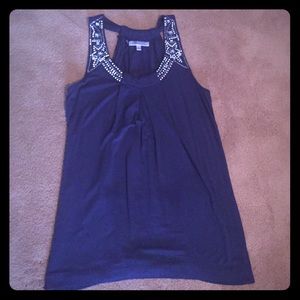 Navy blue tank top