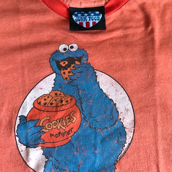 Vintage Cookie Monster Tee By Junk Food 