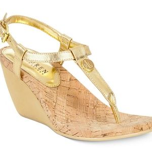 Just Reduced!!! Lauren Ralph Lauren wedge sandal