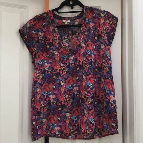 Joie silk multicolored top