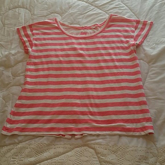J.Crew button up back scoop neck top