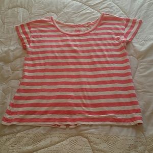 J.Crew button up back scoop neck top