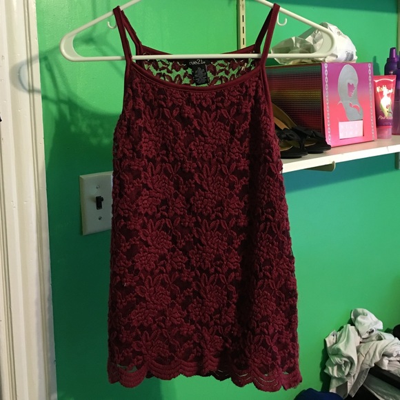 Rue 21 Lace Tank Top