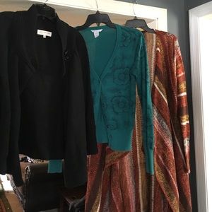 Three cardigan bundle