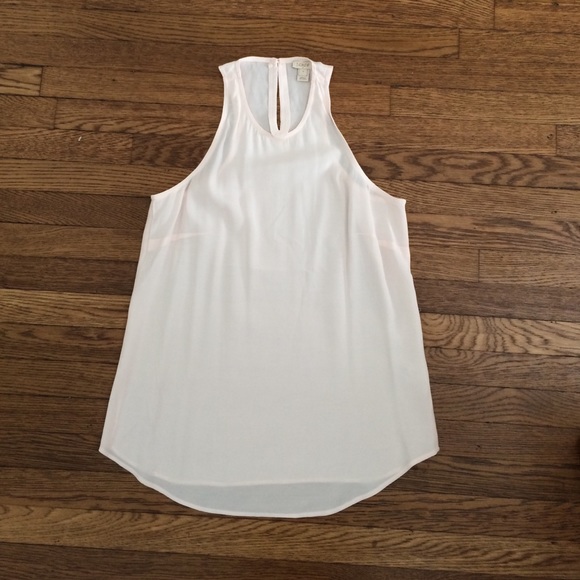 Never worn, blush colored too